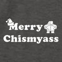 Merry Chismyass Funny Mooning Santa Vector Backpack