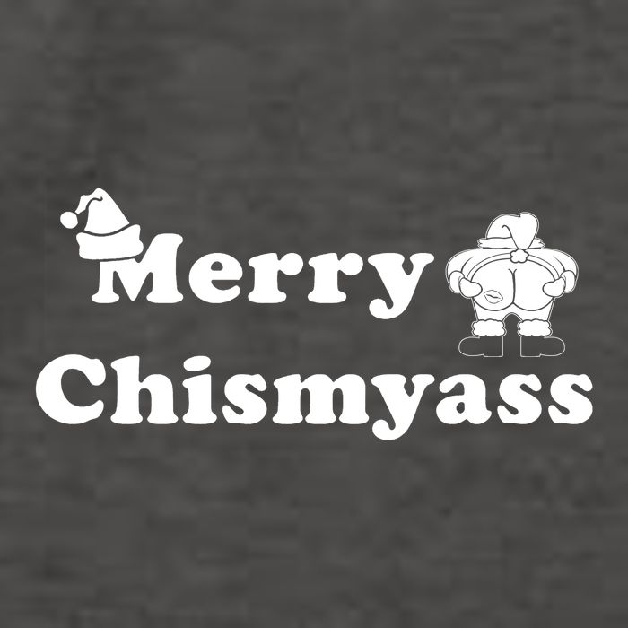 Merry Chismyass Funny Mooning Santa Vector Backpack