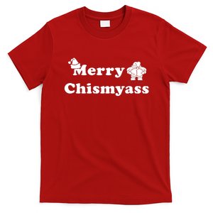 Merry Chismyass Funny Mooning Santa T-Shirt