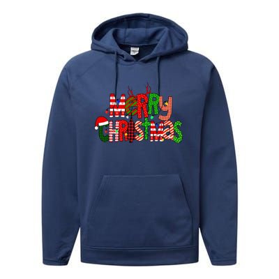 Merry Christmas Family Matching Performance Fleece Hoodie