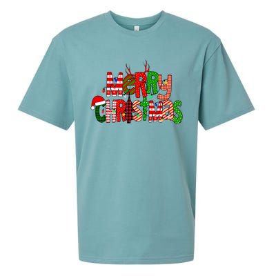 Merry Christmas Family Matching Sueded Cloud Jersey T-Shirt