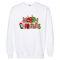 Merry Christmas Family Matching Garment-Dyed Sweatshirt