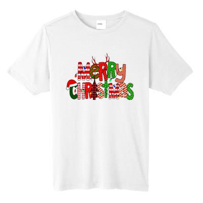 Merry Christmas Family Matching Tall Fusion ChromaSoft Performance T-Shirt