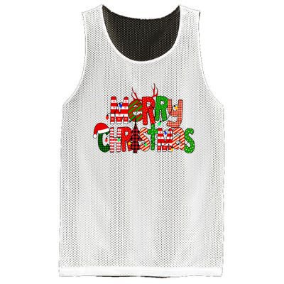 Merry Christmas Family Matching Mesh Reversible Basketball Jersey Tank