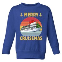 Merry Cruisemas Funny Cruise Ship Family Christmas Vintage Cool Gift Toddler Sweatshirt