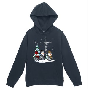 Merry Christmas Faith Hope Love Christmas Snowmen Gift Urban Pullover Hoodie