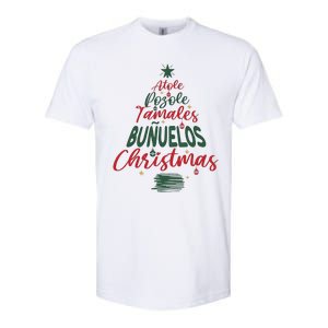 Mexican Christmas Feliz Navidad Tree Christmas Softstyle CVC T-Shirt