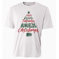 Mexican Christmas Feliz Navidad Tree Christmas Cooling Performance Crew T-Shirt