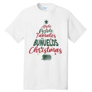 Mexican Christmas Feliz Navidad Tree Christmas Tall T-Shirt