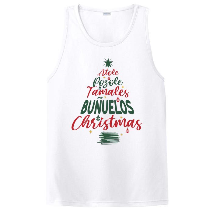 Mexican Christmas Feliz Navidad Tree Christmas PosiCharge Competitor Tank