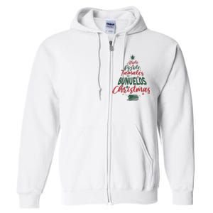 Mexican Christmas Feliz Navidad Tree Christmas Full Zip Hoodie