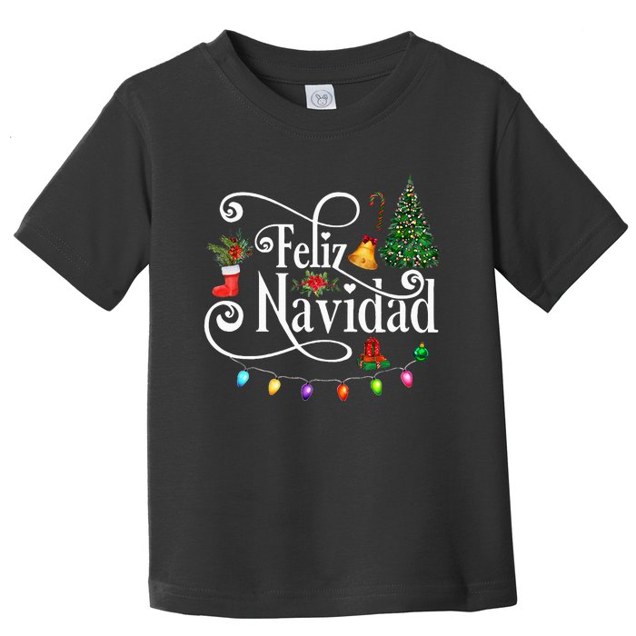 Mexican Christmas Feliz Navidad Spanish Christmas Toddler T-Shirt