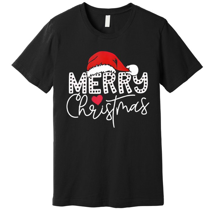 Merry Christmas Family Matching Christmas Lights Xmas Women Tank Top Premium T-Shirt