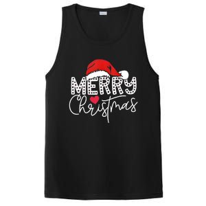 Merry Christmas Family Matching Christmas Lights Xmas Women Tank Top PosiCharge Competitor Tank