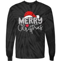 Merry Christmas Family Matching Christmas Lights Xmas Women Tank Top Tie-Dye Long Sleeve Shirt