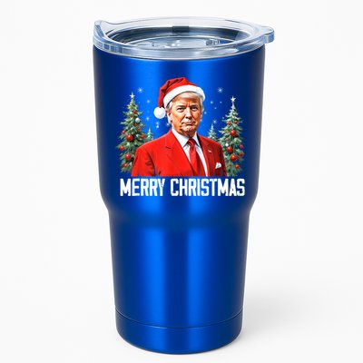 Merry Christmas Funny Santa Trump 2024 Xmas Gift Tumbler