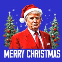 Merry Christmas Funny Santa Trump 2024 Xmas Gift Womens Tank Top