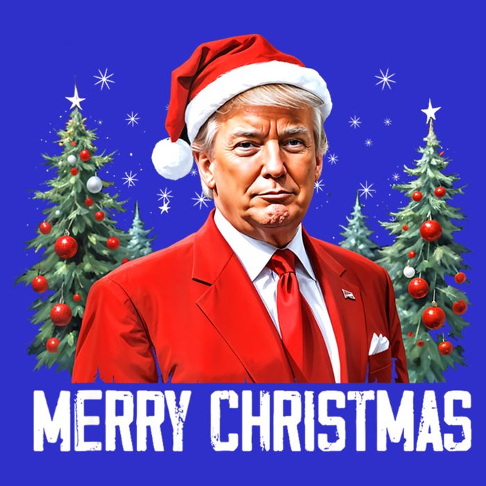 Merry Christmas Funny Santa Trump 2024 Xmas Gift Womens Tank Top