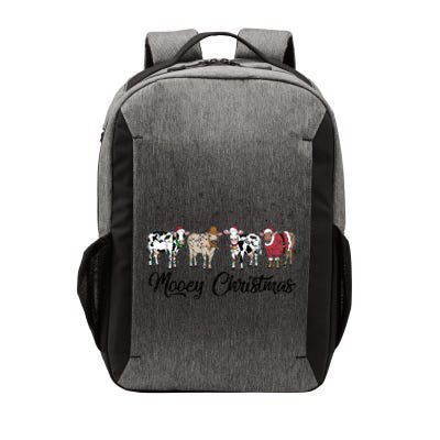 Mooey Christmas Funny Cow Holiday Xmas Holiday Vector Backpack