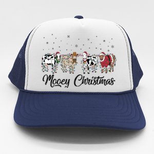 Mooey Christmas Funny Cow Holiday Xmas Holiday Trucker Hat