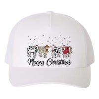 Mooey Christmas Funny Cow Holiday Xmas Holiday Yupoong Adult 5-Panel Trucker Hat