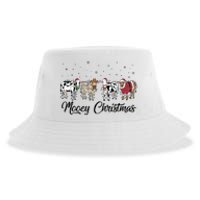 Mooey Christmas Funny Cow Holiday Xmas Holiday Sustainable Bucket Hat