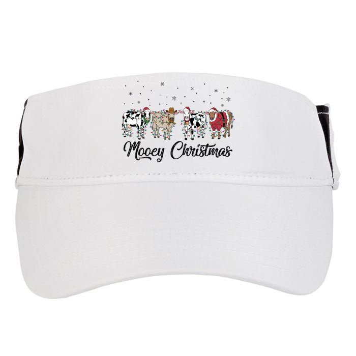 Mooey Christmas Funny Cow Holiday Xmas Holiday Adult Drive Performance Visor