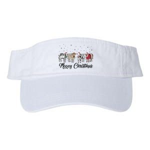 Mooey Christmas Funny Cow Holiday Xmas Holiday Valucap Bio-Washed Visor