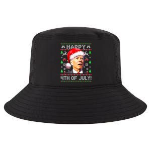 Merry Christmas Funny Joe Biden Happy 4th of July Ugly Xmas Cool Comfort Performance Bucket Hat