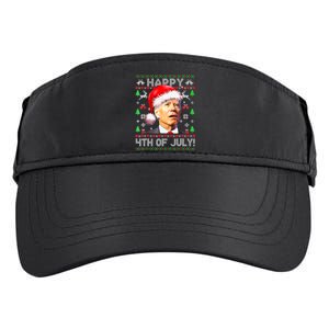 Merry Christmas Funny Joe Biden Happy 4th of July Ugly Xmas Adult Drive Performance Visor