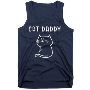 Meow Cat Father Best Daddy Ever Papa Paw Love Kitten Tank Top