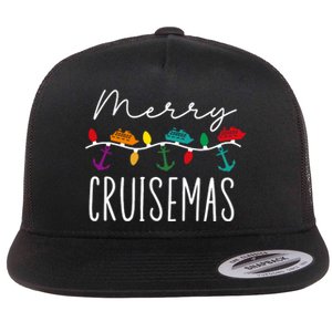 Merry Cruisemas Family Cruise Christmas Cruisin Crew Flat Bill Trucker Hat