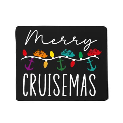 Merry Cruisemas Family Cruise Christmas Cruisin Crew Mousepad