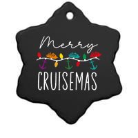 Merry Cruisemas Family Cruise Christmas Cruisin Crew Ceramic Star Ornament