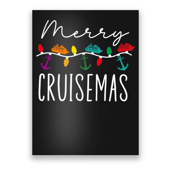 Merry Cruisemas Family Cruise Christmas Cruisin Crew Poster