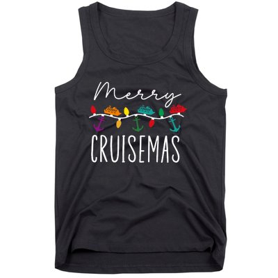 Merry Cruisemas Family Cruise Christmas Cruisin Crew Tank Top