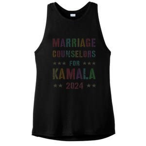 Marriage Counselors For Kamala Harris 2024 47th IM Speaking Ladies PosiCharge Tri-Blend Wicking Tank