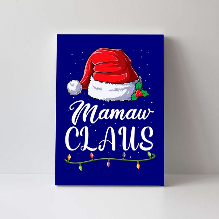 Mamaw Claus Family Matching Santa Christmas Gift Canvas