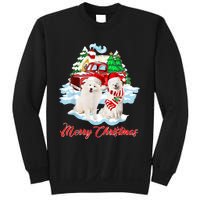 Merry Christmas Funny Santa Samoyed Dog Lover Christmas Sweatshirt