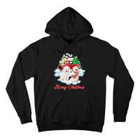 Merry Christmas Funny Santa Samoyed Dog Lover Christmas Tall Hoodie