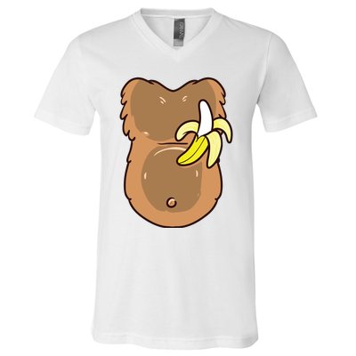 Monkey Costume For Monkey Halloween Costume V-Neck T-Shirt