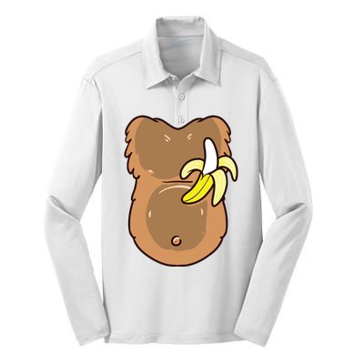 Monkey Costume For Monkey Halloween Costume Silk Touch Performance Long Sleeve Polo