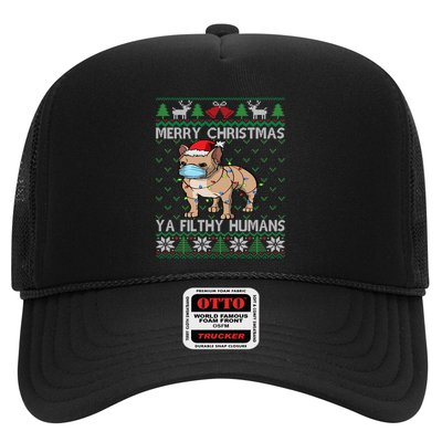 Merry Christmas Frenchie Dog Ugly Christmas French Bulldog Gift Trucker Hat