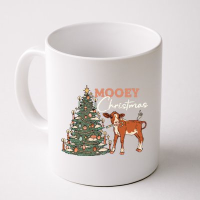 Mooey Christmas Farmer Western Coffee Mug