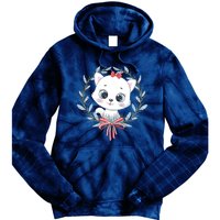 Merry Catmas Funny Cat Christmas Tie Dye Hoodie