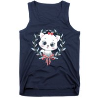 Merry Catmas Funny Cat Christmas Tank Top