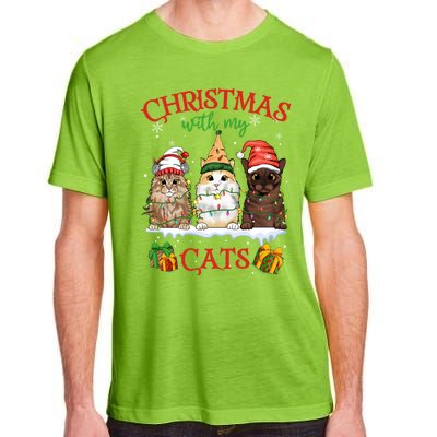 Merry Catmas Funny Christmas Cagift For Cat Lovers Gift Adult ChromaSoft Performance T-Shirt