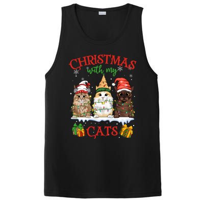 Merry Catmas Funny Christmas Cagift For Cat Lovers Gift PosiCharge Competitor Tank