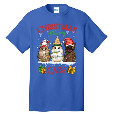 Merry Catmas Funny Christmas Cagift For Cat Lovers Gift Tall T-Shirt