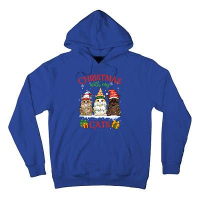 Merry Catmas Funny Christmas Cagift For Cat Lovers Gift Tall Hoodie